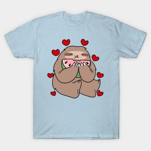 Sloth Loves Watermelon T-Shirt